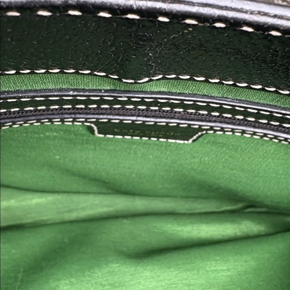 Kate Spade Dark Brown / Black Leather Tote - Picture 4 of 5